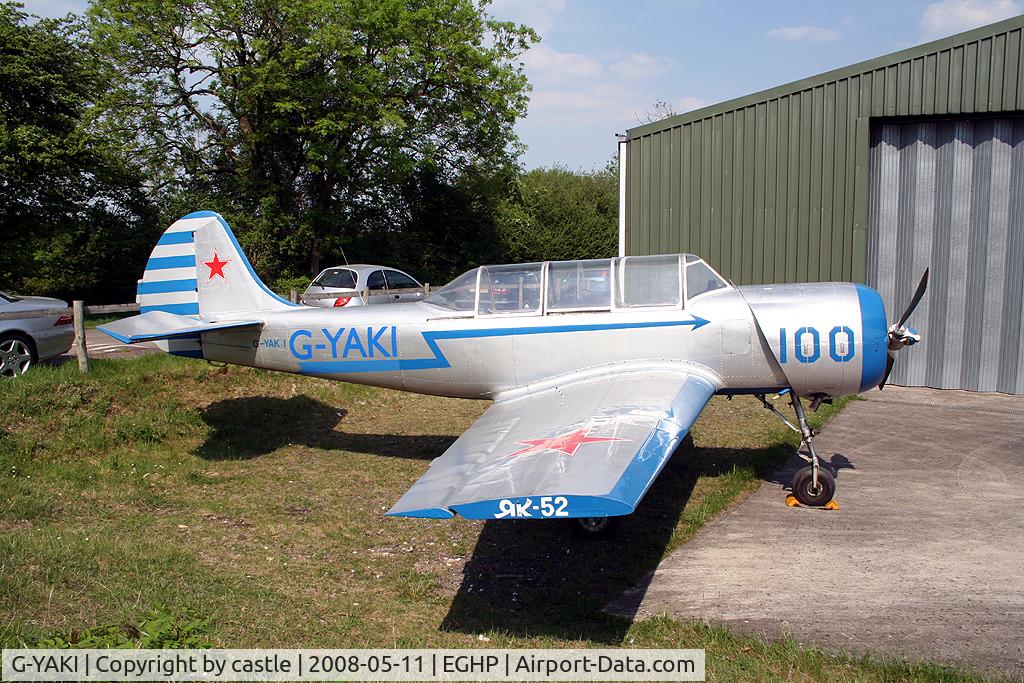 G-YAKI, 1986 Bacau Yak-52 C/N 866904, seen @ Popham