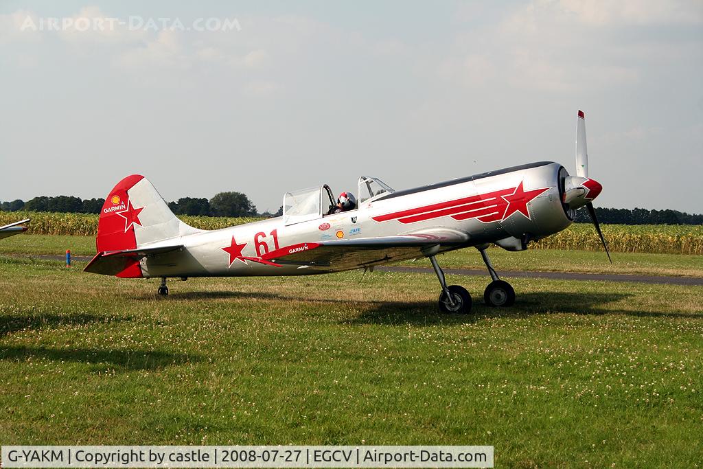 G-YAKM, 1984 Yakovlev Yak-50 C/N 842710, seen @ Sleap