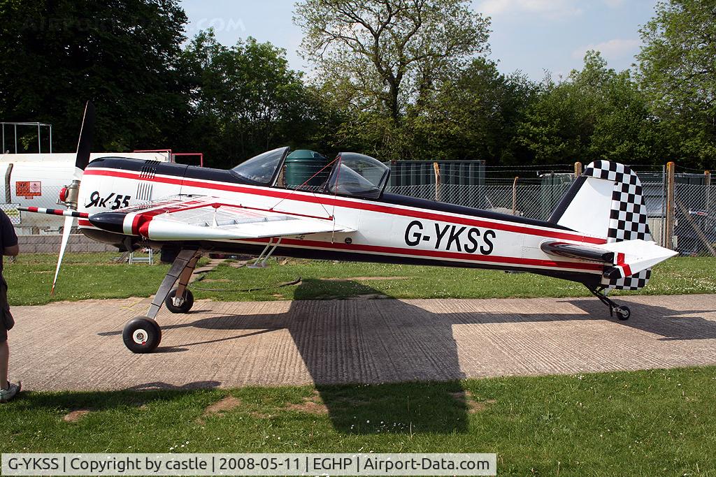 G-YKSS, 1990 Yakovlev Yak-55 C/N 901103, seen @ Popham