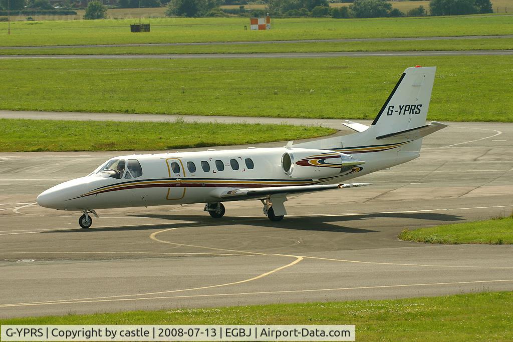 G-YPRS, 2000 Cessna 550 Citation Bravo C/N 550-0935, seen @ Gloucestershire