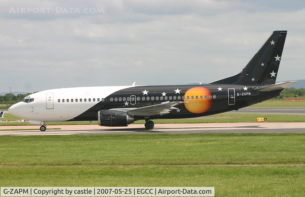 G-ZAPM, 1994 Boeing 737-33A C/N 27285, seen @ Manchester