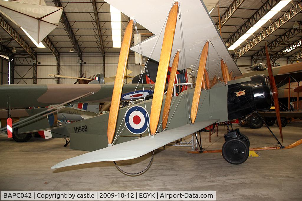 BAPC042, 1968 Avro 504K Replica C/N BAPC.042, seen @ Elvington