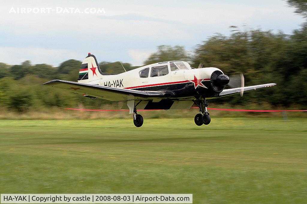HA-YAK, Yakovlev Yak-18T C/N 22202044785, seen @ Stoke Golding