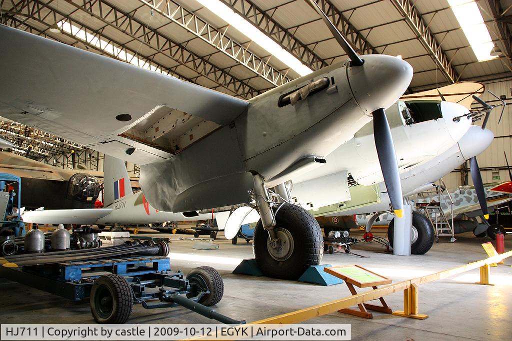 HJ711, 1943 De Havilland DH-98 Mosquito NF.11 C/N HJ711, seen @ Elvington