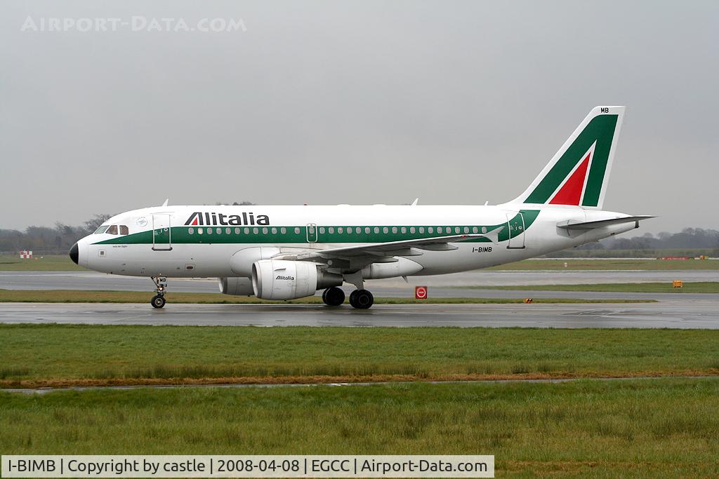 I-BIMB, 2003 Airbus A319-112 C/N 2033, seen @ Manchester