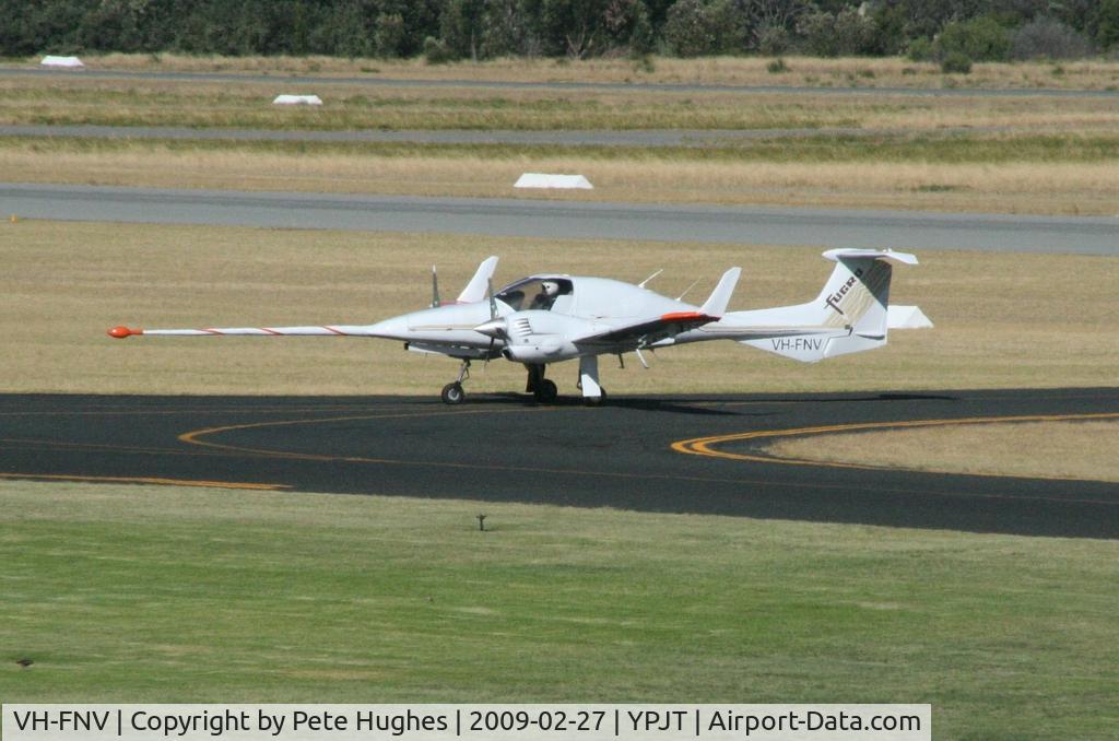 VH-FNV, 2006 Diamond DA 42 C/N 42.182, VH-FNV - somewhat modified DA42 at Jandakot, WA