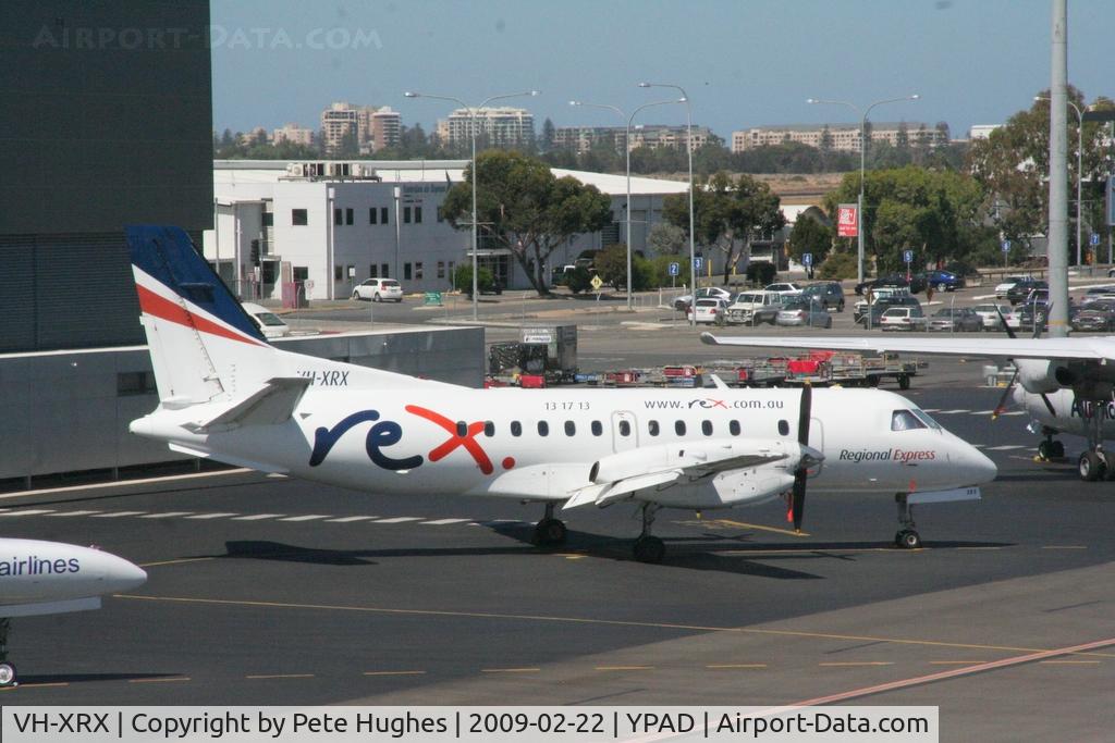 VH-XRX, 1990 Saab 340B C/N 340B-179, VH-XRX REX SF340 at Adelaide