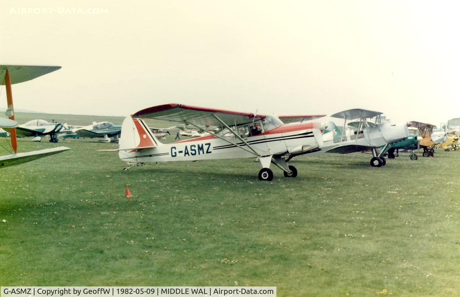 G-ASMZ, 1963 Beagle A-61 Terrier 2 C/N B.629, Beagle Terrier Middle Wallop fly-in 1982