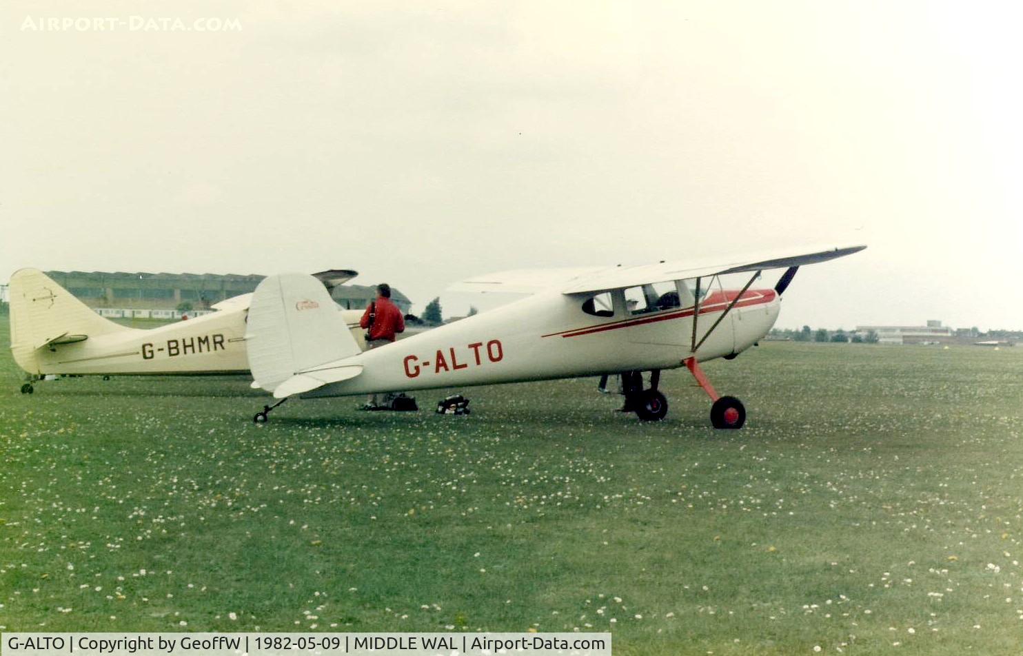 G-ALTO, 1948 Cessna 140 C/N 14253, Cessna 140 Middle Wallop fly-in 1982