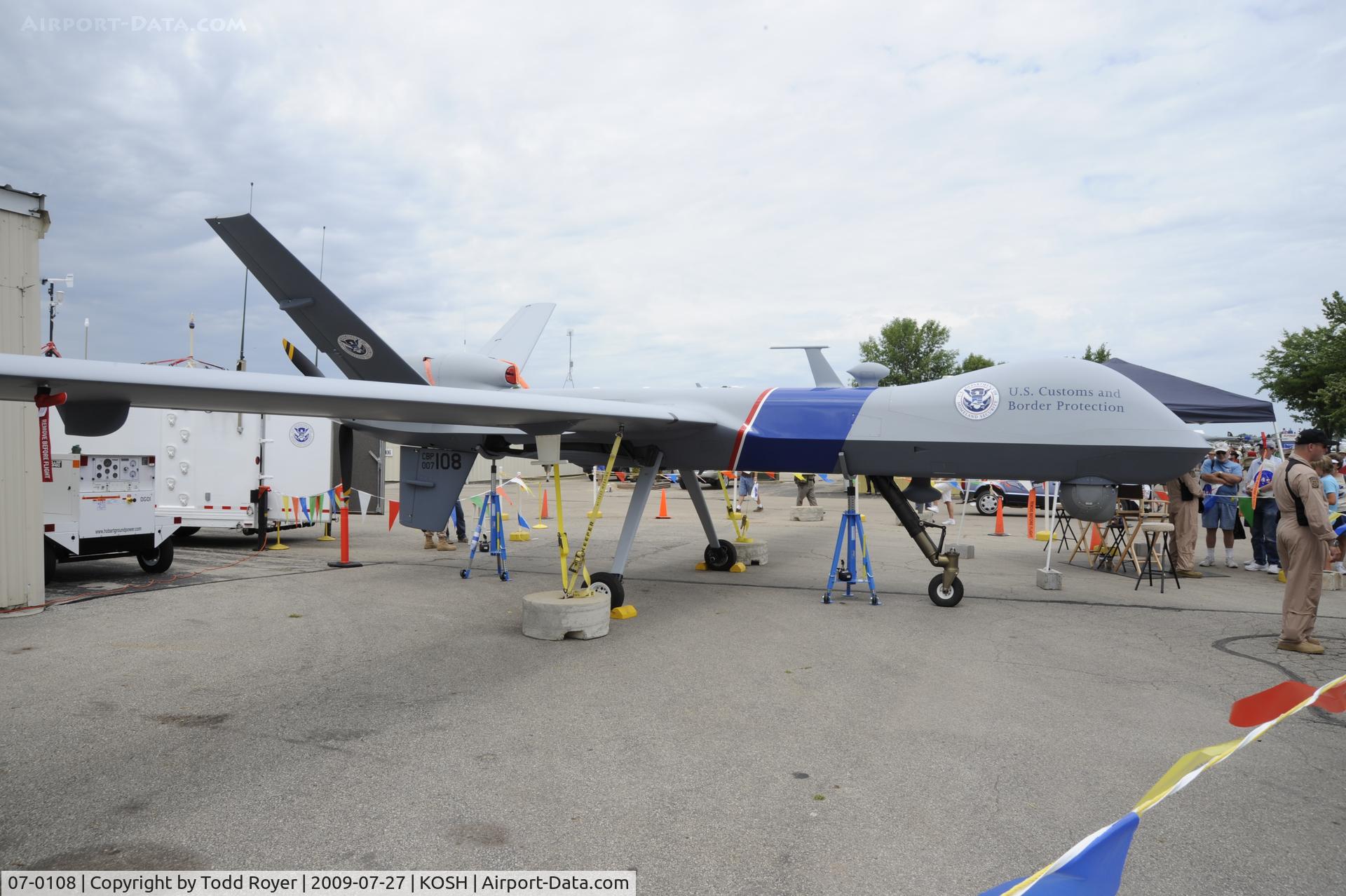 07-0108, General Atomics MQ-9B Reaper C/N Not found 07-0108, EAA AIRVENTURE 2009