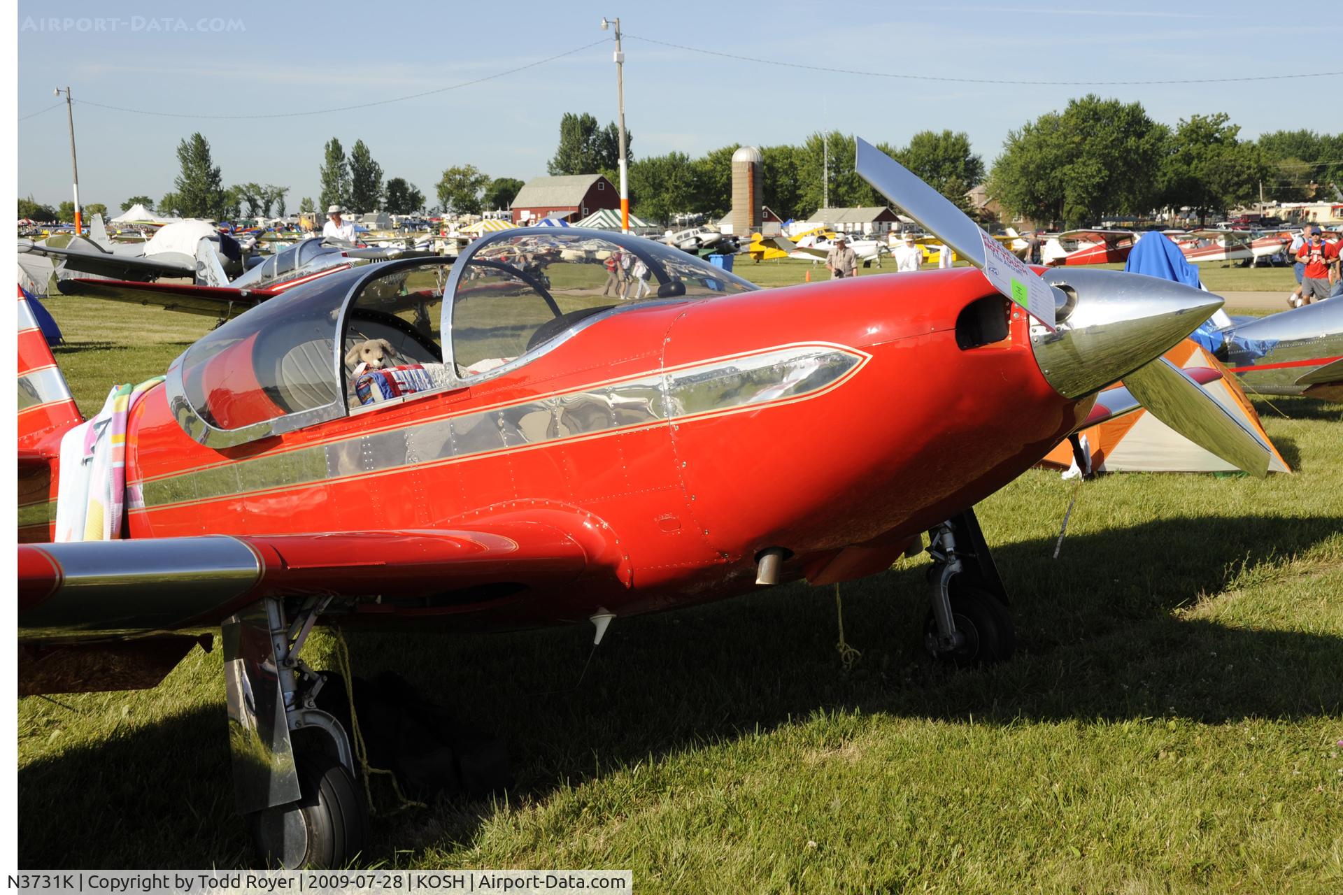 N3731K, 1946 Globe GC-1B Swift C/N 1424, EAA AIRVENTURE 2009