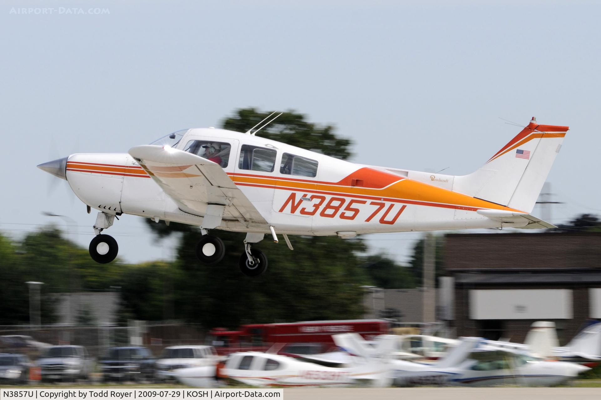 N3857U, 1981 Beech C23 Sundowner 180 C/N M-2309, EAA AIRVENTURE 2009