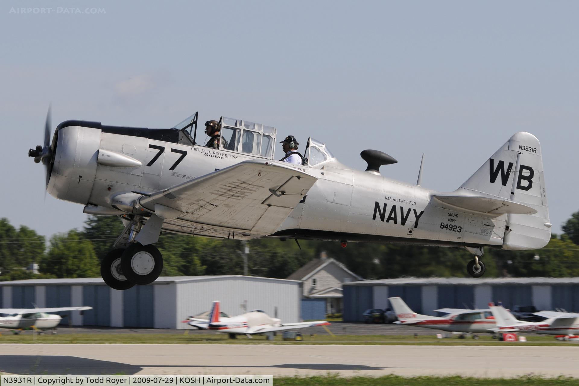N3931R, North American AT-6B Texan C/N 84-923, EAA AIRVENTURE 2009