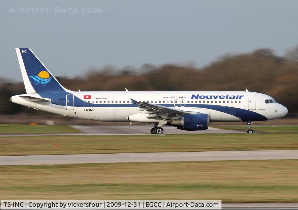 TS-INC, 2002 Airbus A320-214 C/N 1744, Nouvelair Tunisie. Operating for Libyan Airlines.