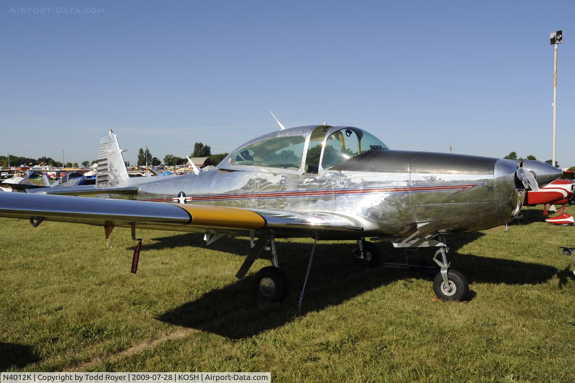 N4012K, 1947 North American Navion (NA-145) C/N NAV-4-1012, EAA AIRVENTURE 2009