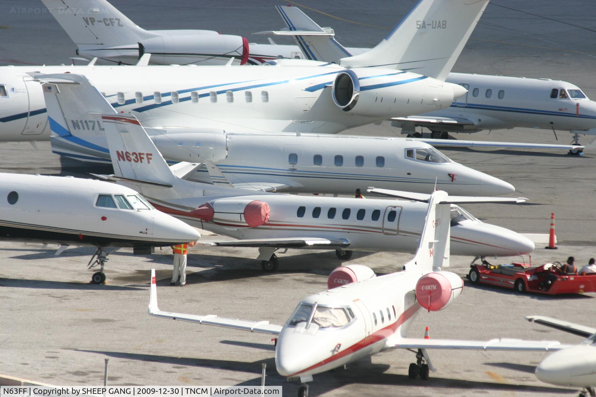 N63FF, 1990 Cessna 560 C/N 560-0063, N63FF park at the main ramp between all the others