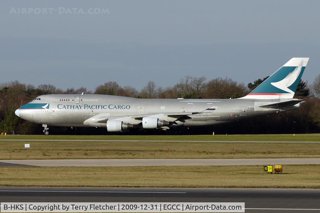 B-HKS, 1994 Boeing 747-412/BCF C/N 27070, Cathay Pacific Cargo B747F at Manchester