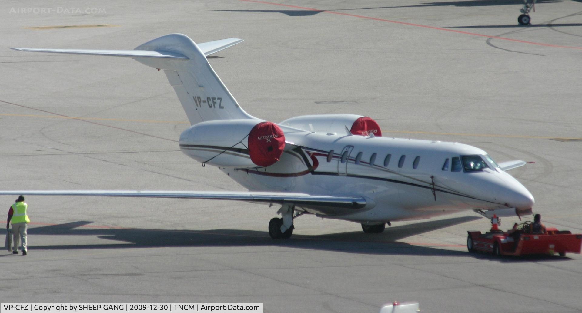 VP-CFZ, 2006 Cessna 750 Citation X Citation X C/N 750-0251, VP-CFZ park at the main ramp