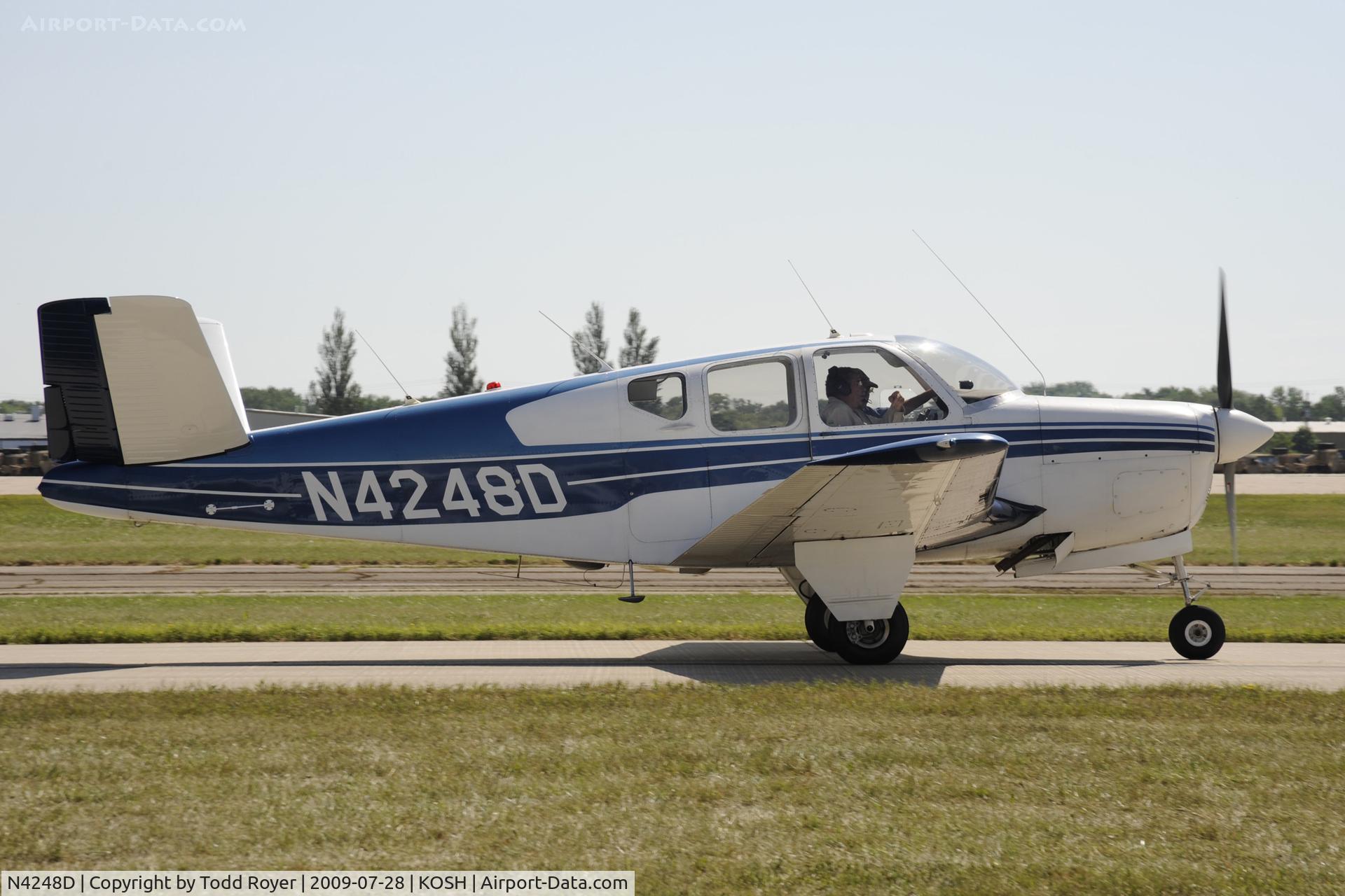 N4248D, 1956 Beech G35 Bonanza C/N D-4455, EAA AIRVENTURE 2009