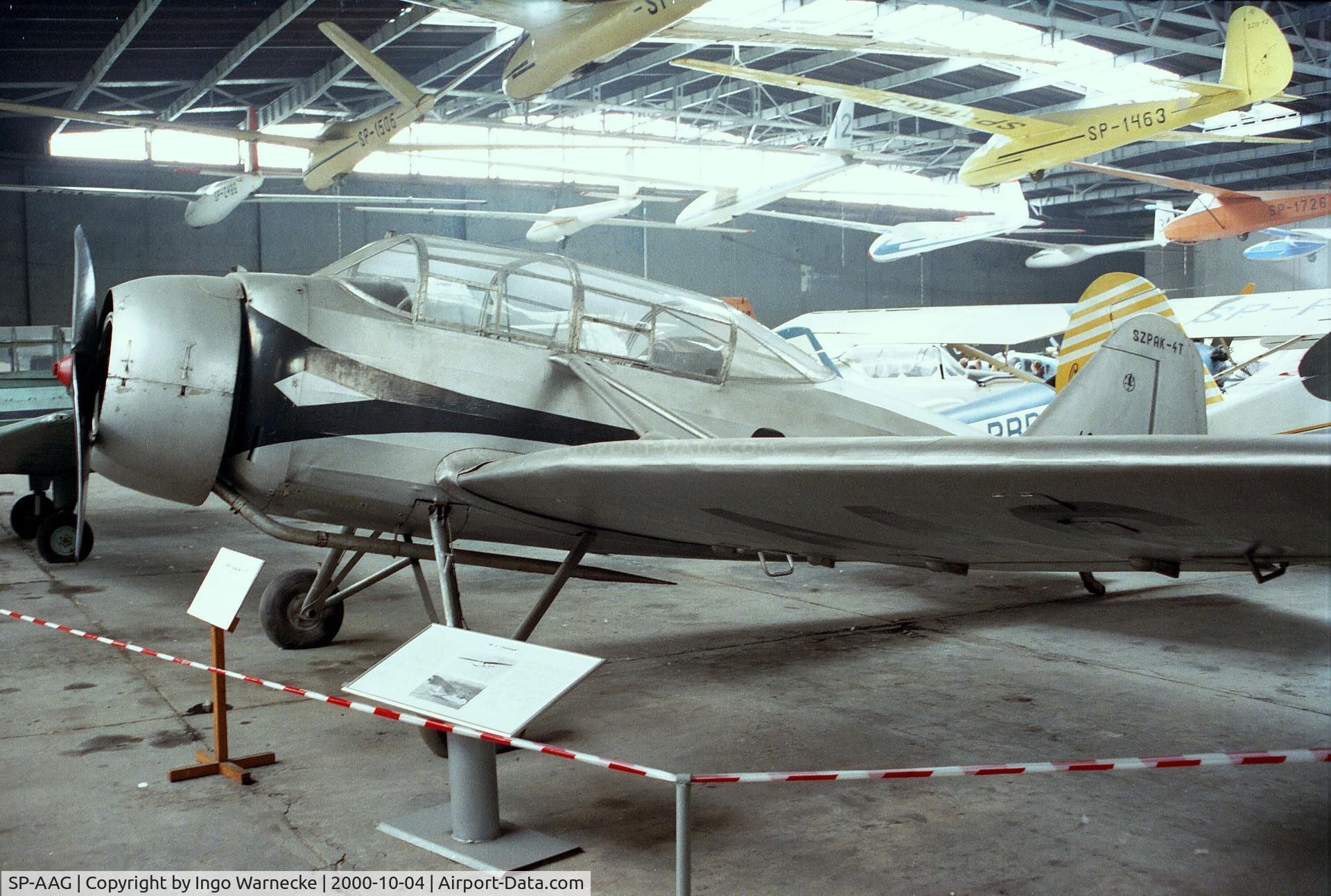 SP-AAG, 1948 LWD Szpak-4T C/N 48-004, Lotnicze Warsztaty Doswiadczalne Szpak-4T at the Muzeum Lotnictwa i Astronautyki, Krakow