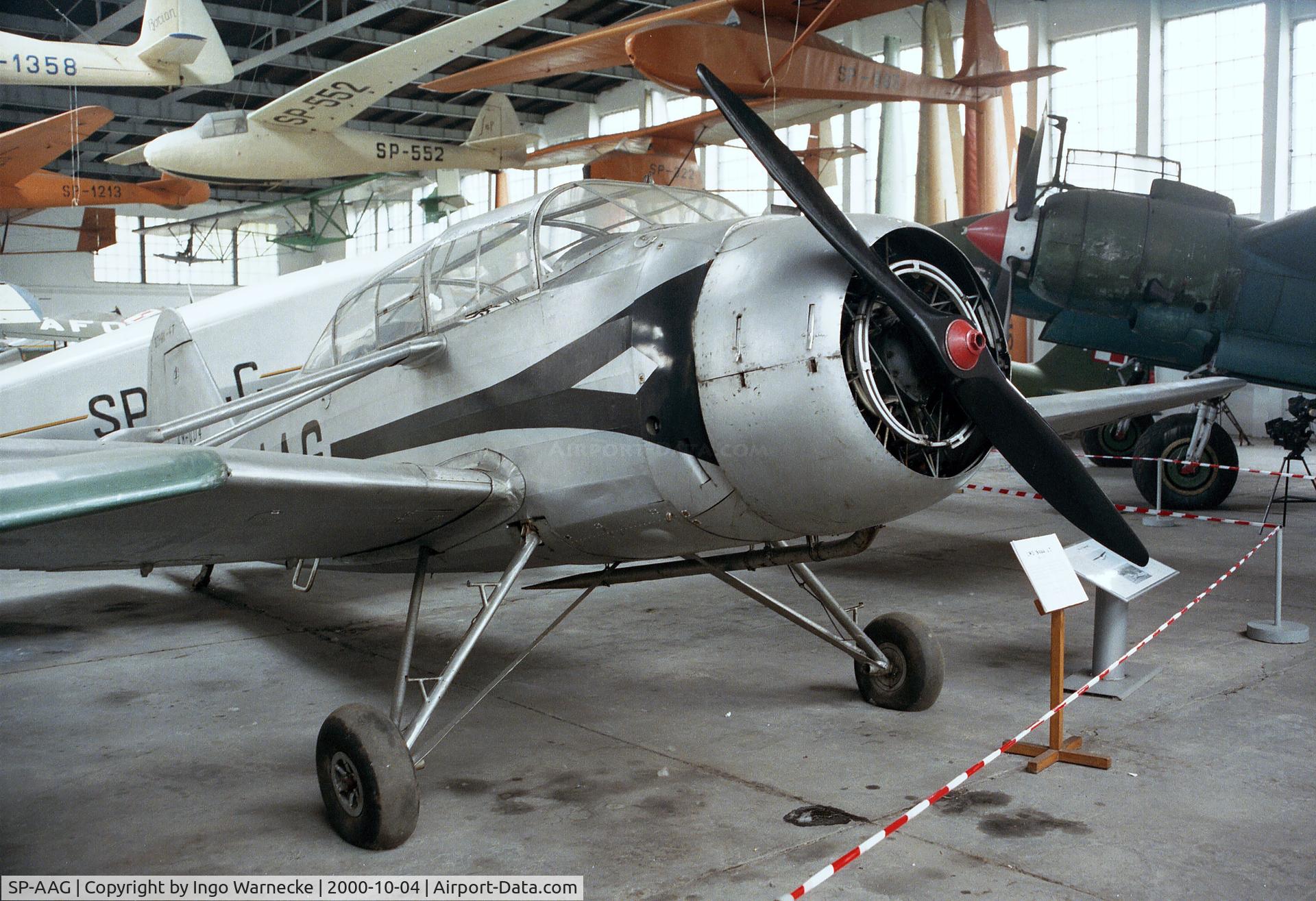 SP-AAG, 1948 LWD Szpak-4T C/N 48-004, Lotnicze Warsztaty Doswiadczalne Szpak-4T at the Muzeum Lotnictwa i Astronautyki, Krakow