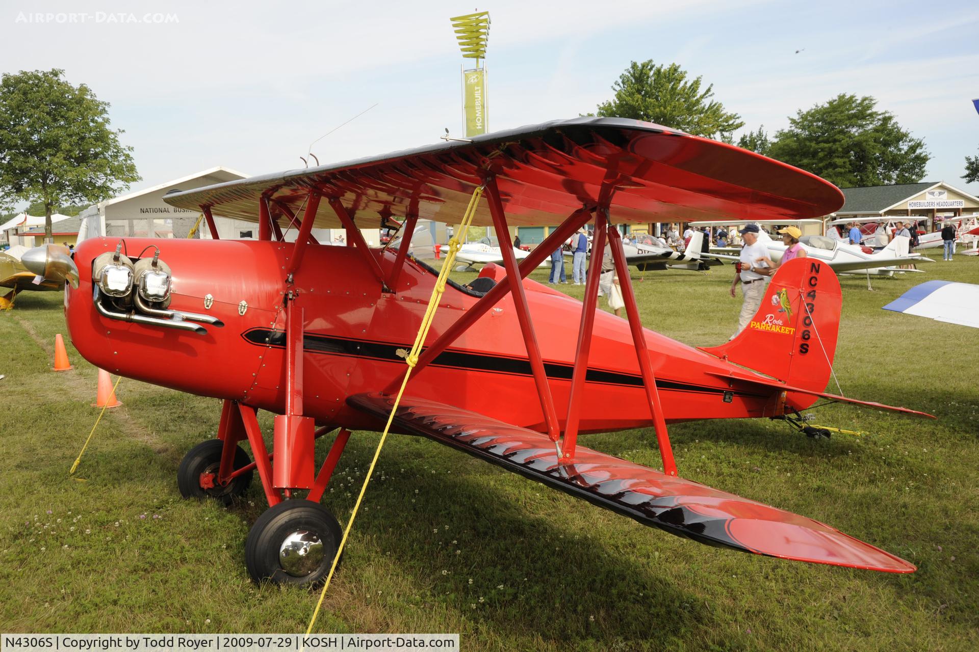 N4306S, 1996 Rose Parrakeet Replica C/N LS101, EAA AIRVENTURE 2009