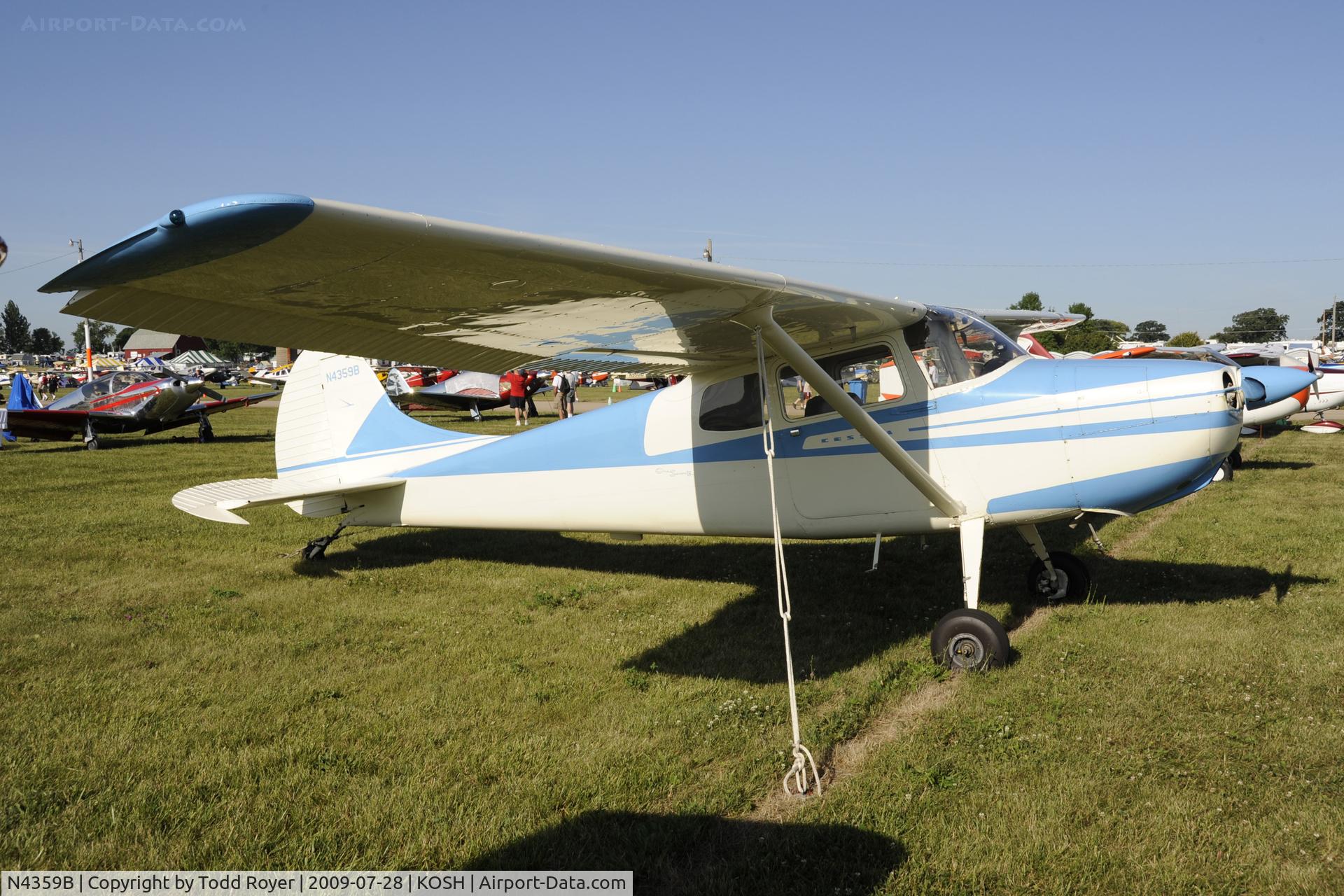 N4359B, 1955 Cessna 170B C/N 26703, EAA AIRVENTURE 2009