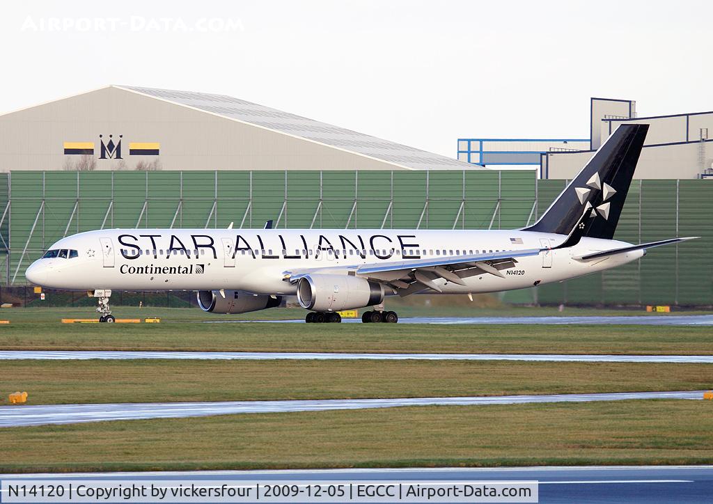 N14120, 1997 Boeing 757-224 C/N 27562, Continental Airlines, STAR Alliance scheme.