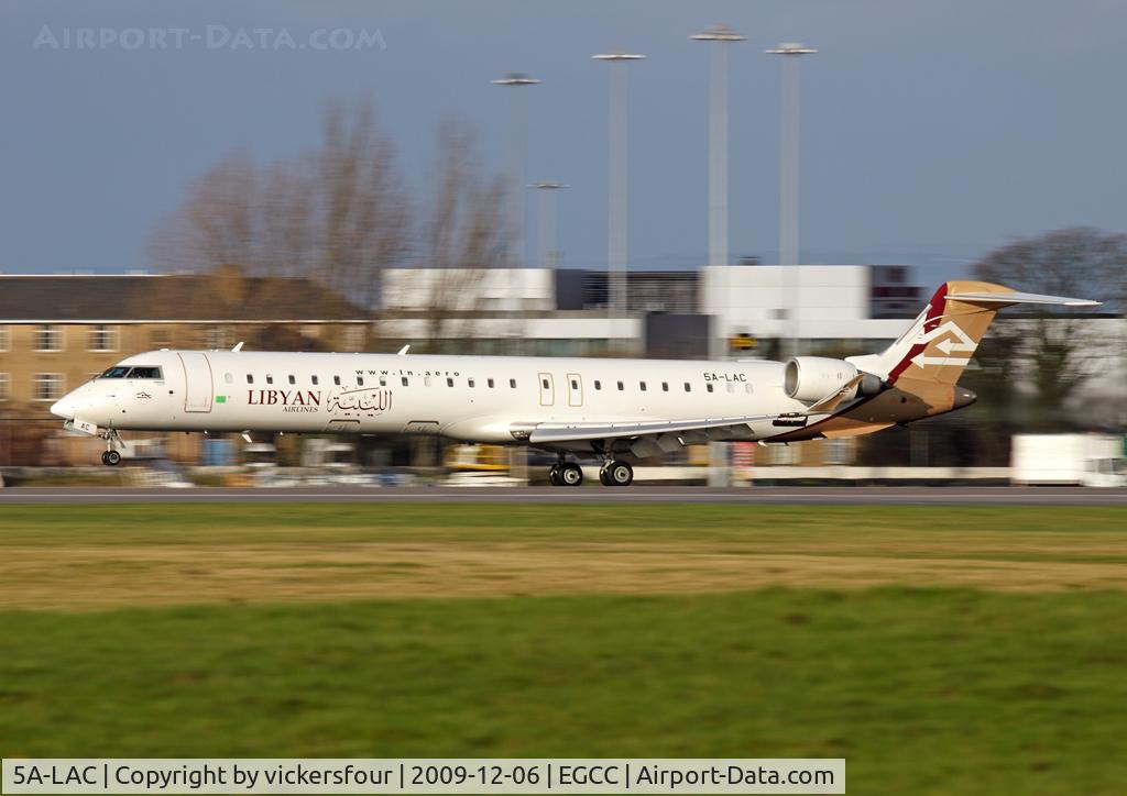 5A-LAC, 2007 Bombardier CRJ-900ER (CL-600-2D24) C/N 15122, Libyan Airlines
