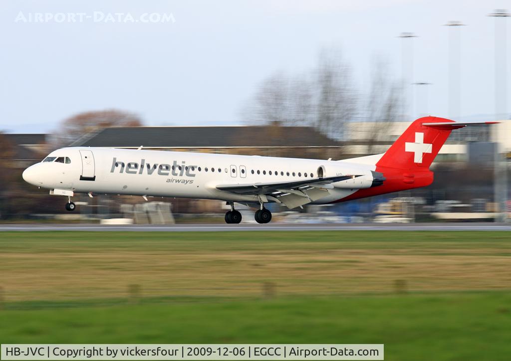 HB-JVC, 1994 Fokker 100 (F-28-0100) C/N 11501, Helvetic
