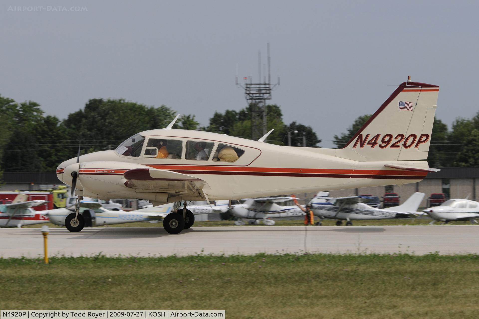 N4920P, 1962 Piper PA-23-235 Apache C/N 27-510, EAA AIRVENTURE 2009