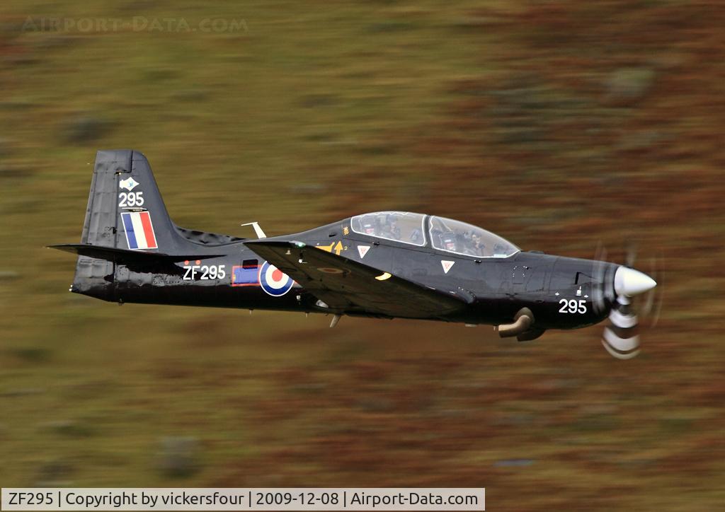 ZF295, 1991 Short S-312 Tucano T1 C/N S095/T66, Royal Air Force, 72 (R) Squadron. Dunmail Raise, Cumbria.