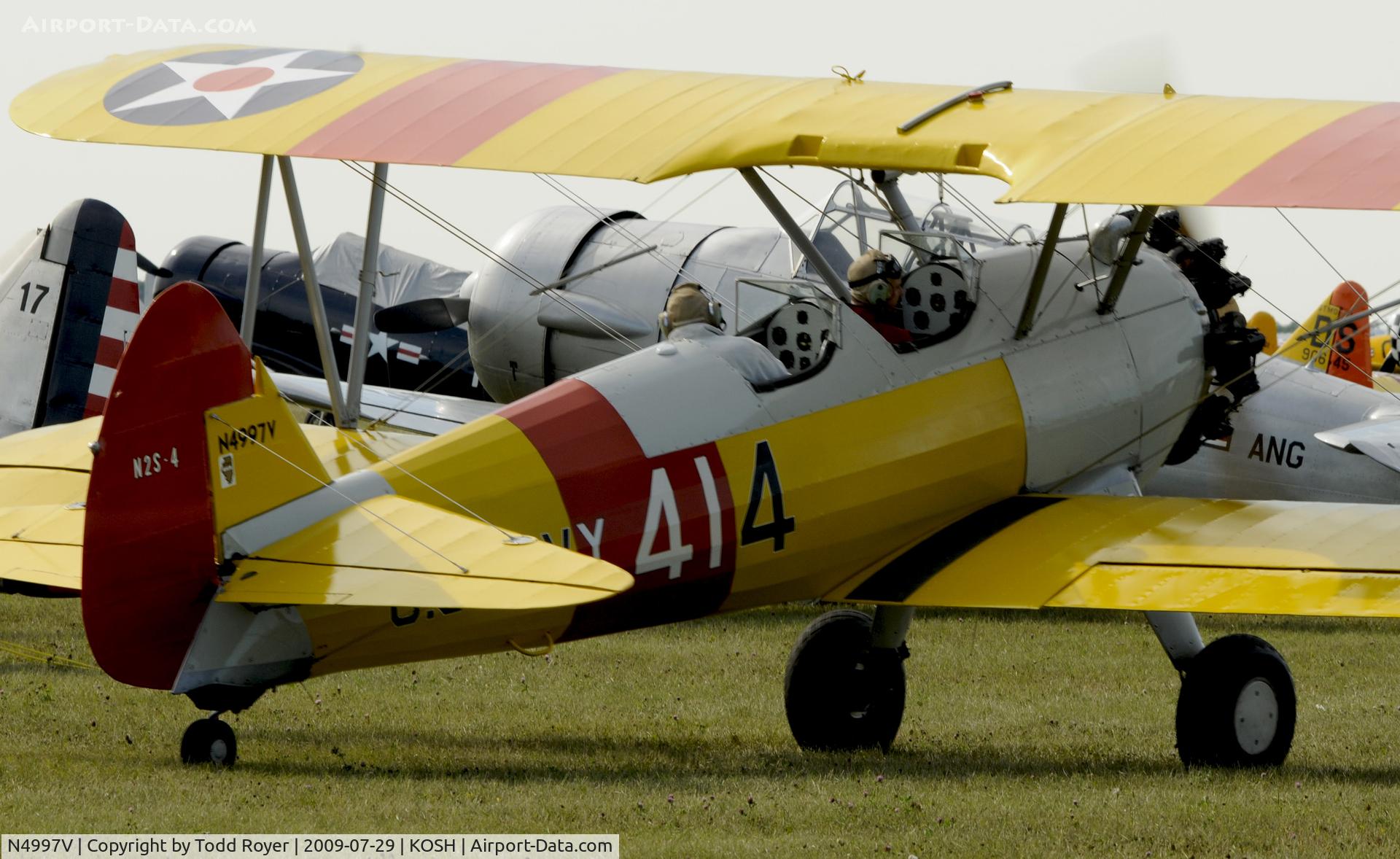 N4997V, 1942 Boeing A75N1(PT17) C/N 75-3423, EAA AIRVENTURE 2009