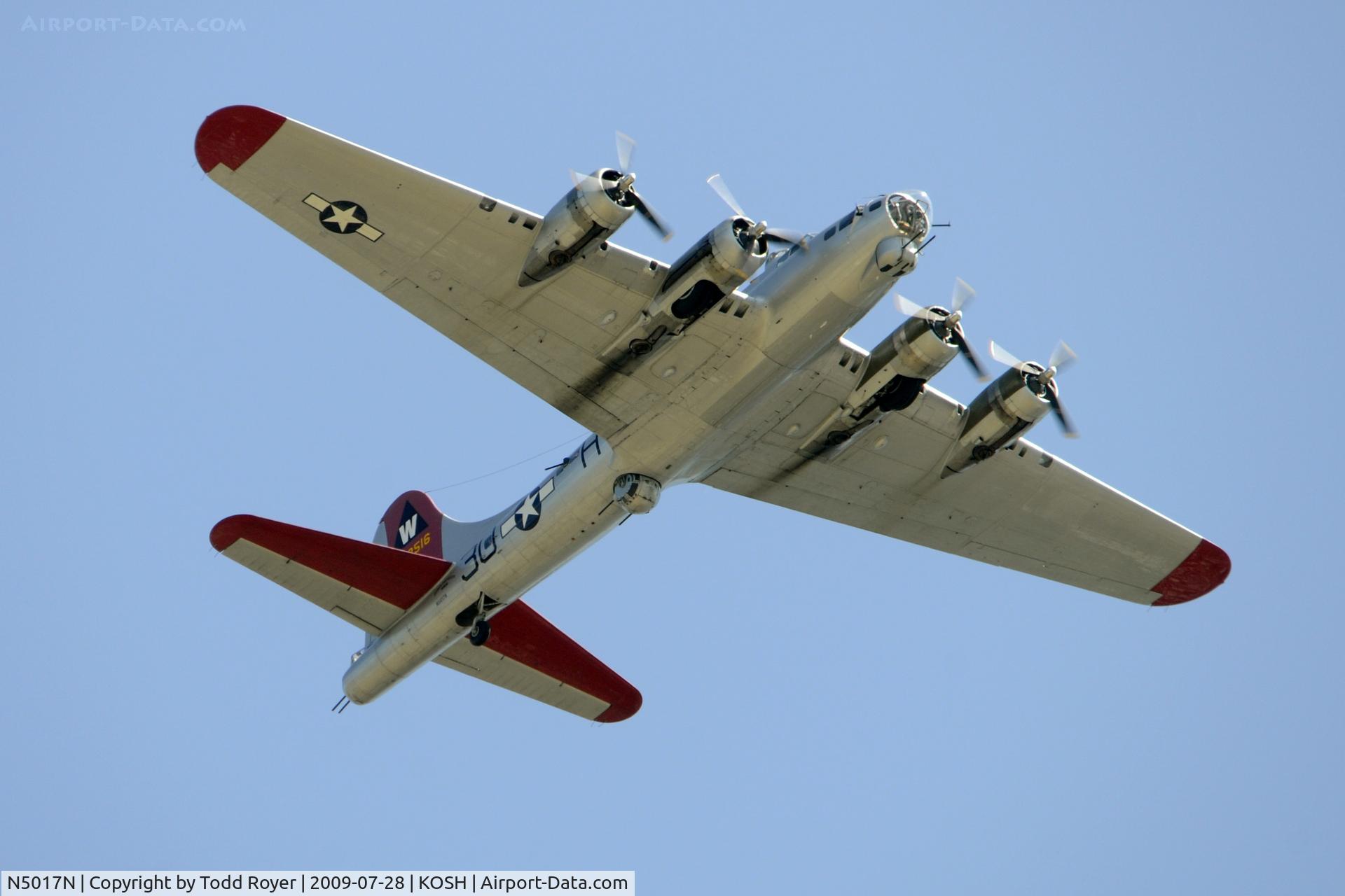N5017N, 1944 Lockheed/Vega (Boeing) B-17G-105-VE Flying Fortress C/N 8649, EAA AIRVENTURE 2009