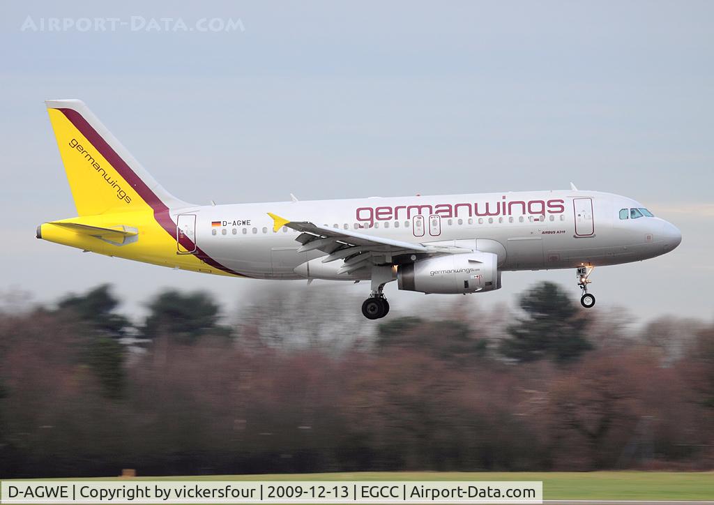 D-AGWE, 2007 Airbus A319-132 C/N 3128, Germanwings