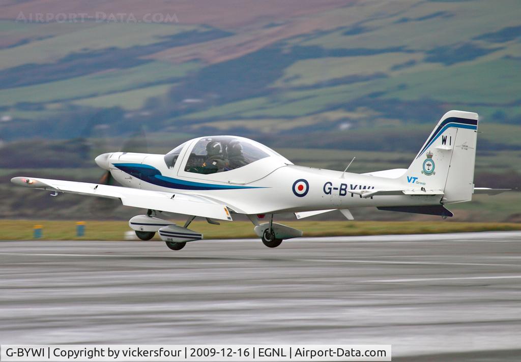 G-BYWI, 2000 Grob G-115E Tutor T1 C/N 82144/E, Royal Air Force. Operated by the Liverpool & Manchester UAS.