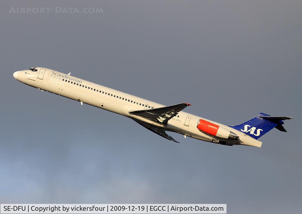 SE-DFU, 1986 McDonnell Douglas MD-83 (DC-9-83) C/N 49421, SAS. MD-82 (c/n 49421) ex LN-ROS.
