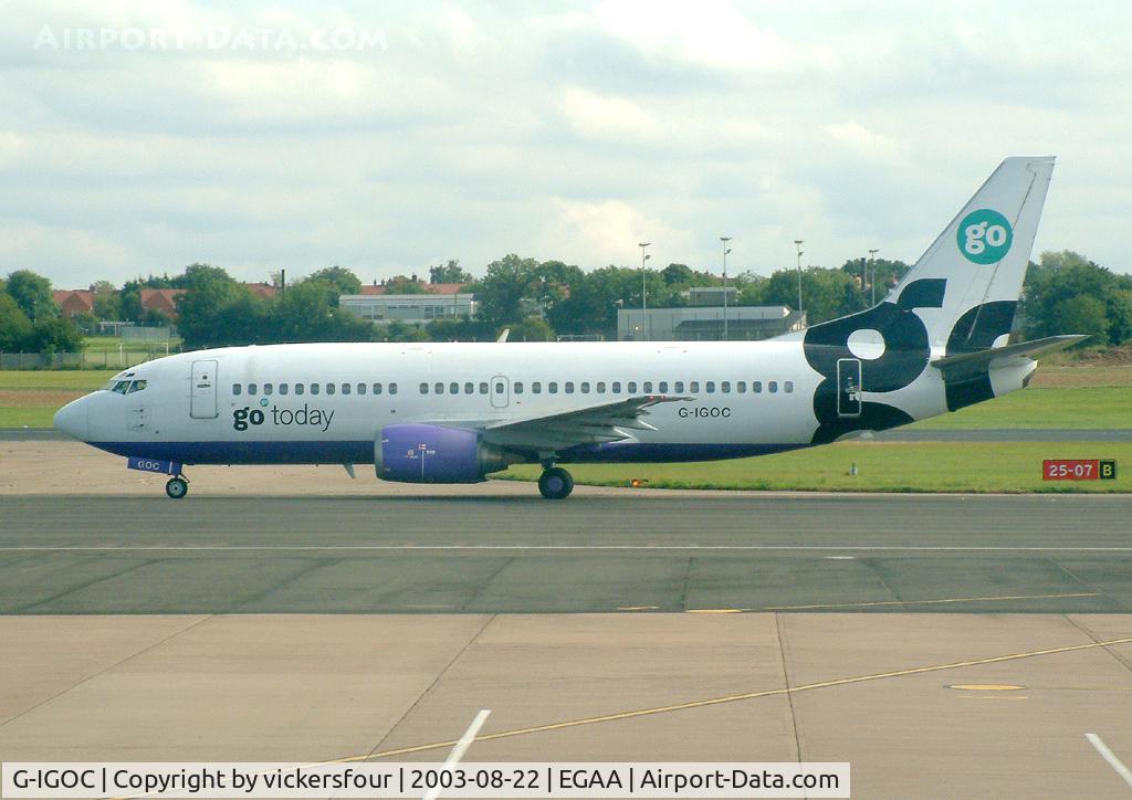 G-IGOC, 1989 Boeing 737-3Y0 C/N 24546, GO Fly