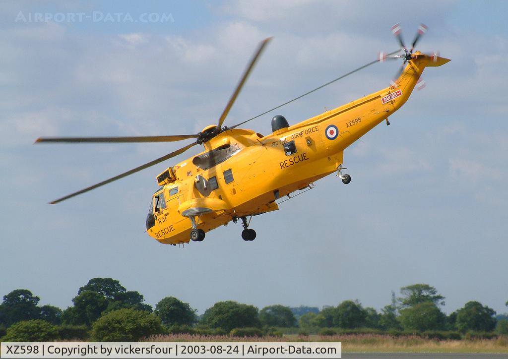 XZ598, 1978 Westland Sea King HAR.3 C/N WA864, Elvington Air Show 2003. Royal Air Force.