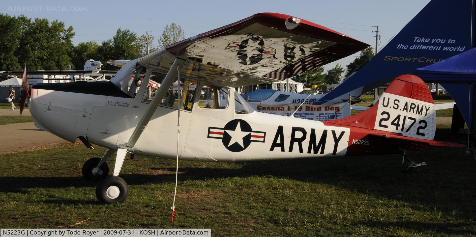 N5223G, 1951 Cessna 305A C/N 22606, EAA AIRVENTURE 2009