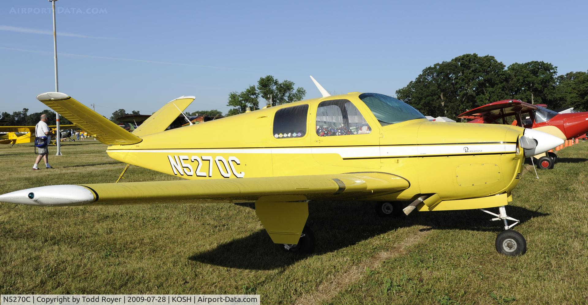N5270C, 1950 Beech B35 Bonanza C/N D-2664, EAA AIRVENTURE 2009