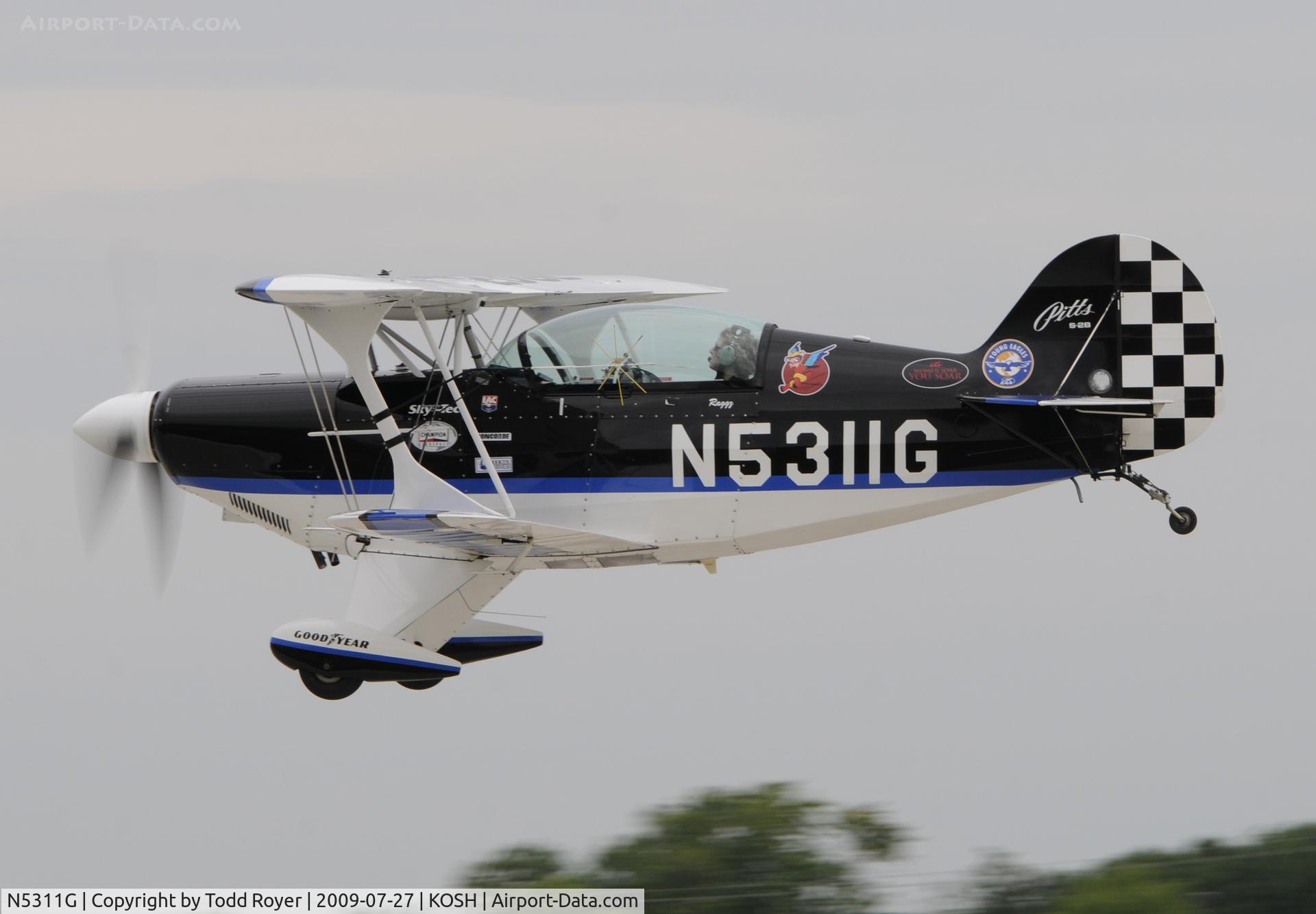 N5311G, 1983 Aerotek Pitts S-2B Special C/N 5013, EAA AIRVENTURE 2009