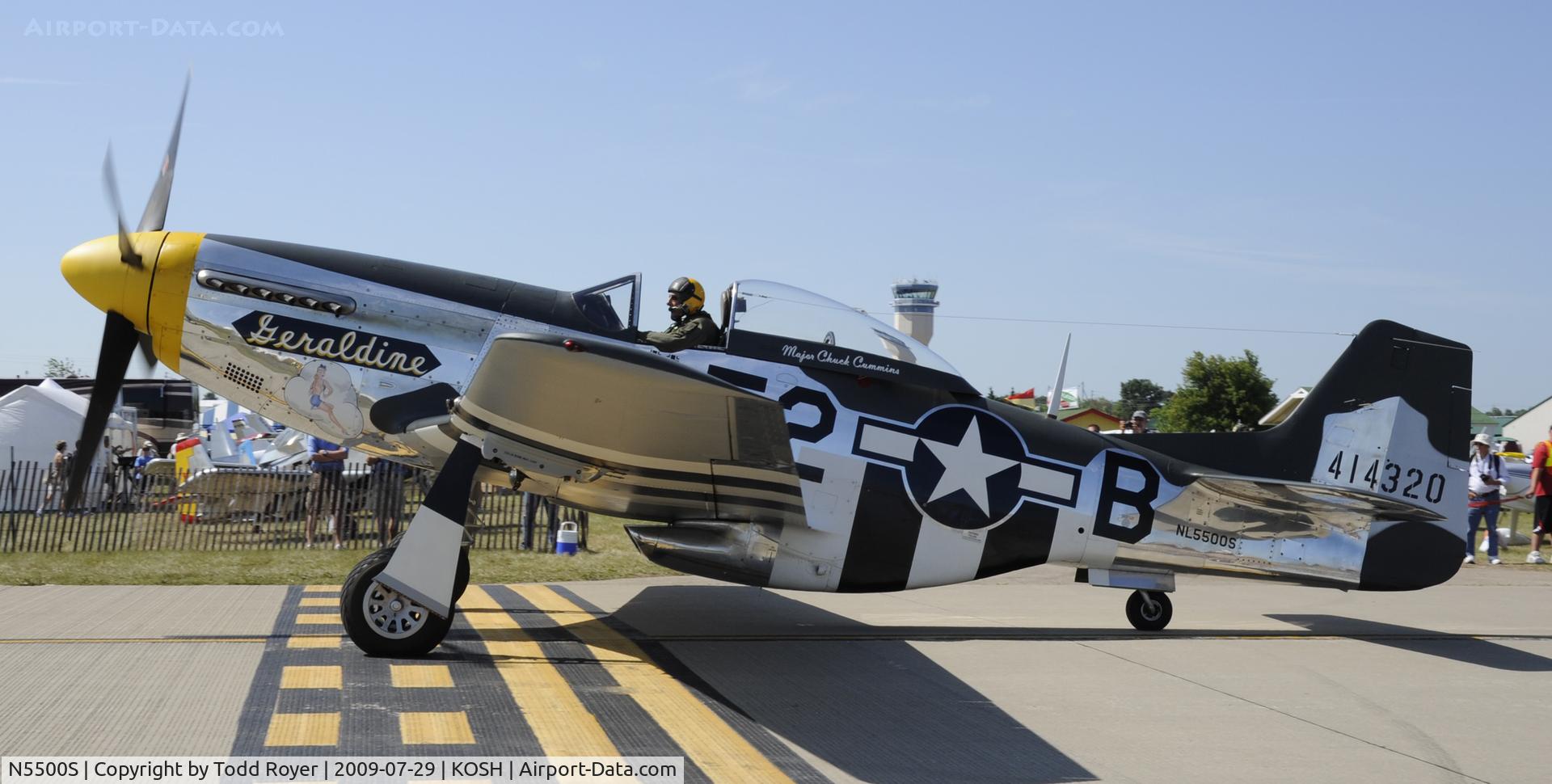 N5500S, 1944 North American F-51D Mustang C/N 44-63655, EAA AIRVENTURE 2009