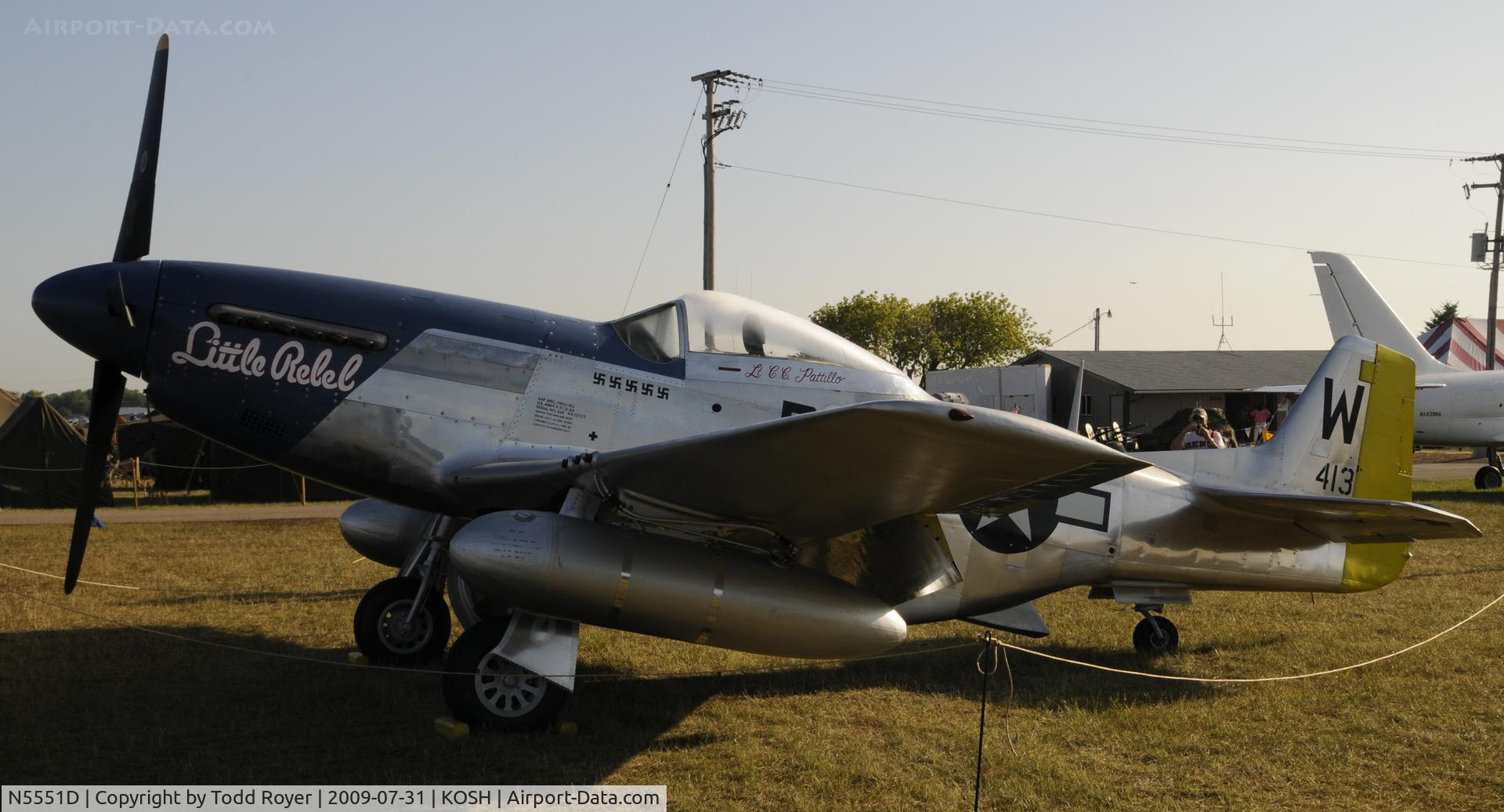 N5551D, North American P-51D Mustang C/N 124-48258 (45-11495), EAA AIRVENTURE 2009