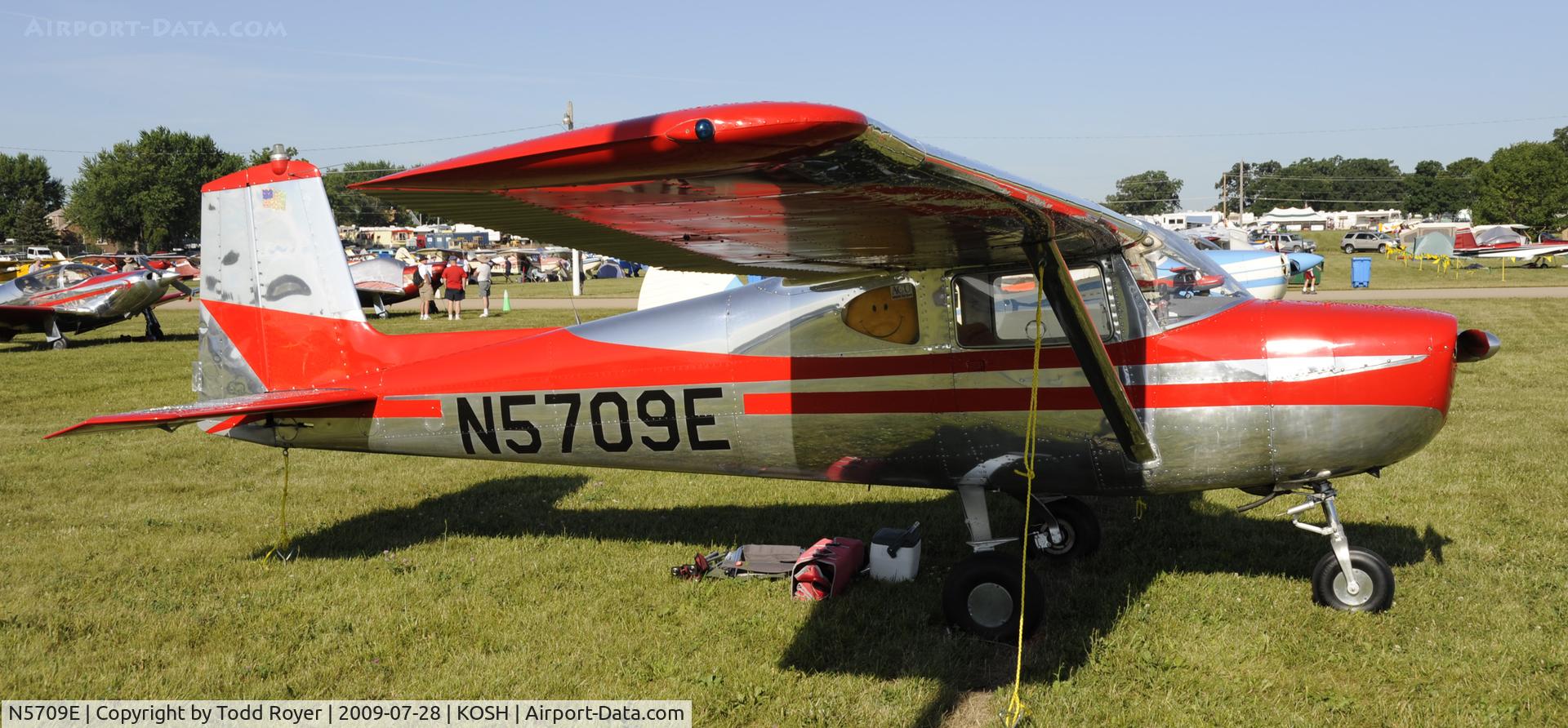 N5709E, 1959 Cessna 150 C/N 17209, EAA AIRVENTURE 2009