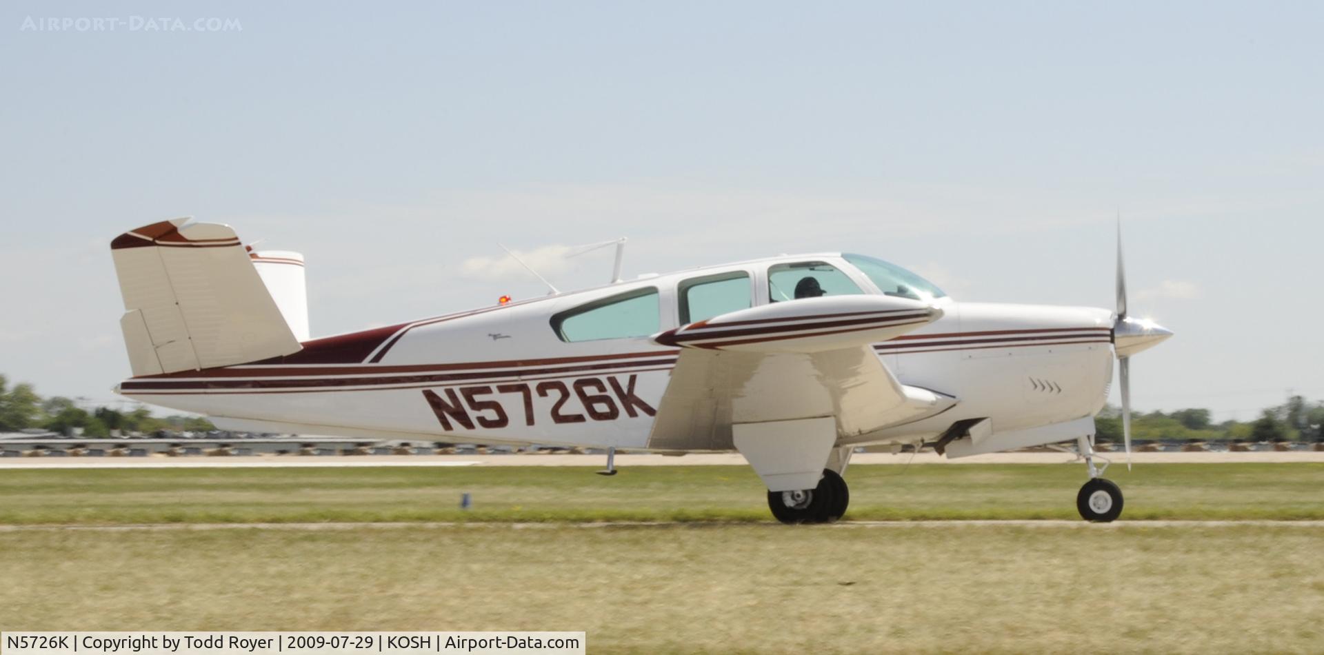 N5726K, 1964 Beech S35 Bonanza C/N D-7571, EAA AIRVENTURE 2009