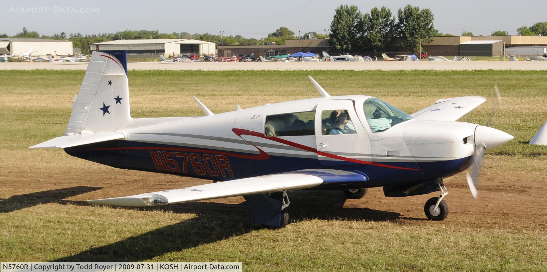 N5760R, 1984 Mooney M20J 201 C/N 24-1466, EAA AIRVENTURE 2009