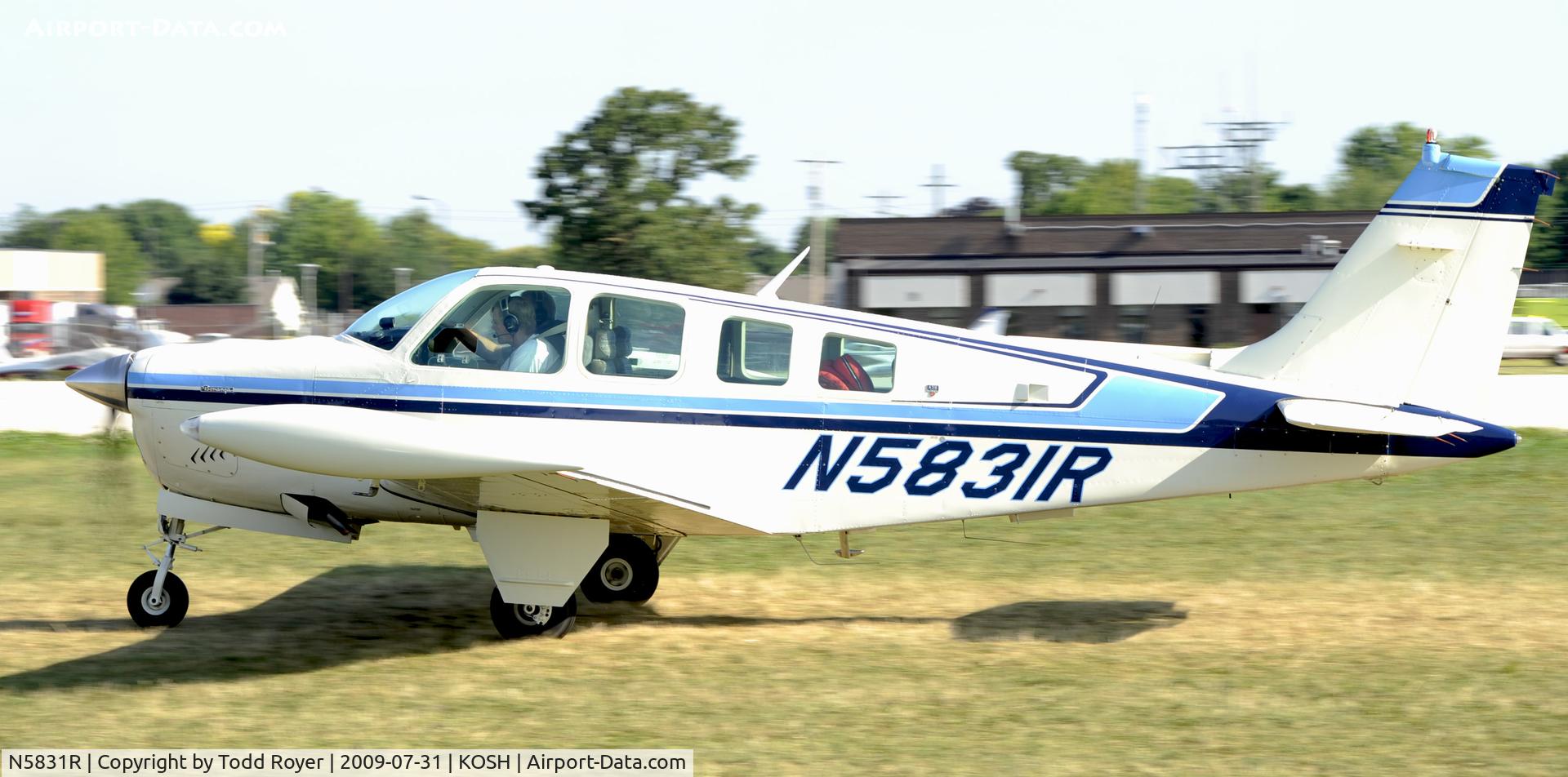 N5831R, 1983 Beech A36 Bonanza 36 C/N E-2096, EAA AIRVENTURE 2009