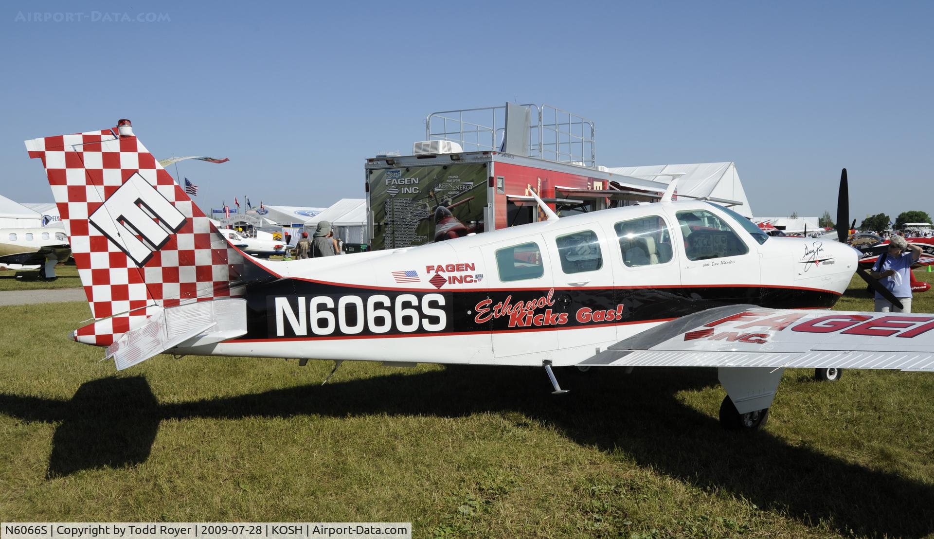 N6066S, 1975 Beech A36 Bonanza 36 C/N E-774, EAA AIRVENTURE 2009