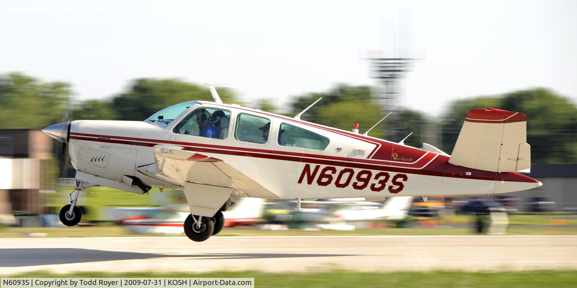 N6093S, 1975 Beech V35B Bonanza C/N D-9826, EAA AIRVENTURE 2009